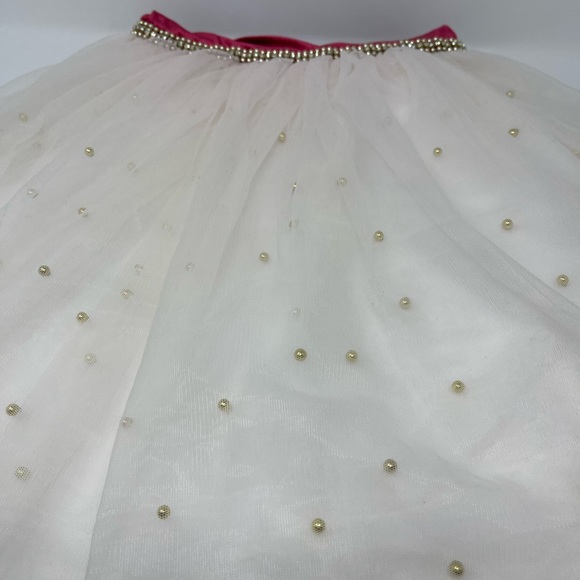 AMERICAN PRINCESS: Red Dress with Cream Skirt, Size 6 - Picture 6 of 7